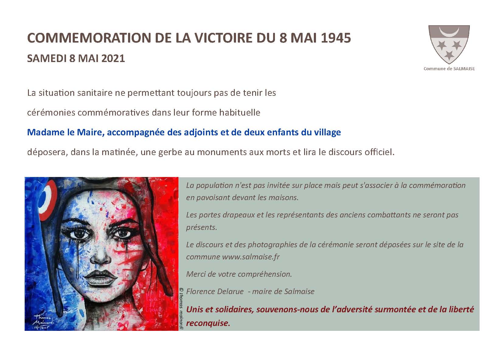 Flyer de la cérémonie